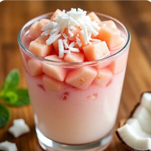 عصير جوافة بجوز الهند